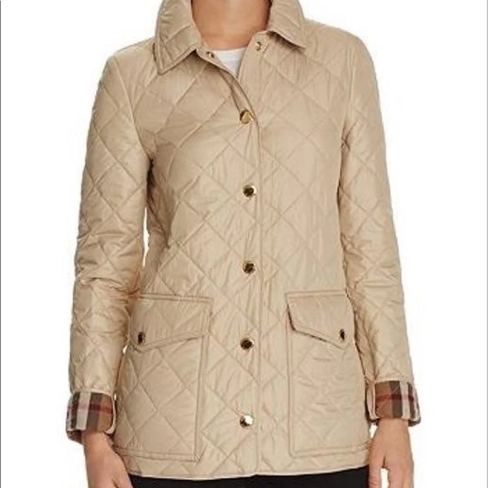Burberry silver quilt jacket Never wore - Picture 13 of 15